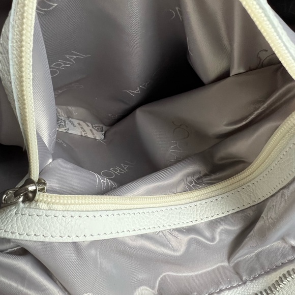 Sorial Leather White Hobo Bag - Picture 13 of 16